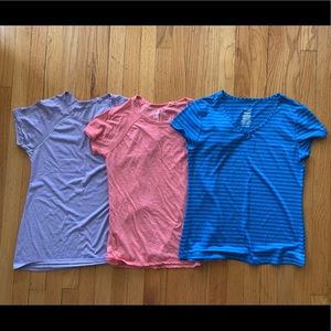 Lot of three medium workout tops